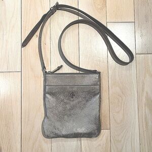 Cole Haan Elegant Silver Crossbody Bag